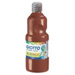 GIOTTO SCHOOL PAINT 500ML BROWN