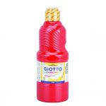 GIOTTO SCHOOL PAINT 500ML RED-01