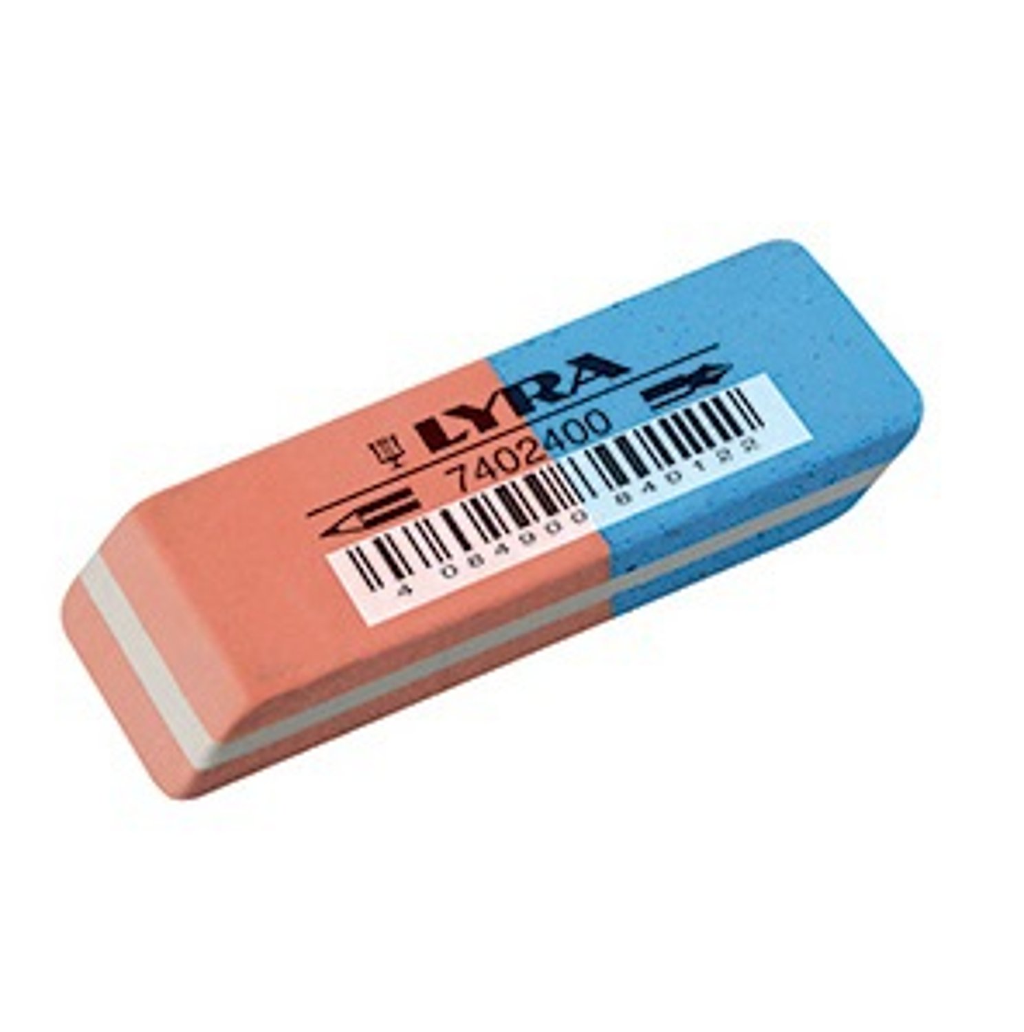 LYRA / RED-BLUE ERASER - Piastr Print & Stationery