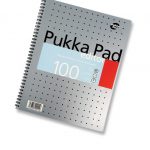 PUKKA WIREBOUND METALLIC EDITOR PAD A4 100PG
