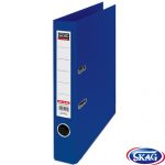 SKAG BOXFILE A4 4CM DARK BLUE